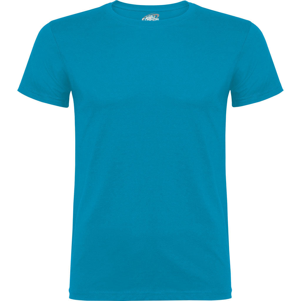 Camiseta tallas grandes económica Beagle - pecho azul turquesa