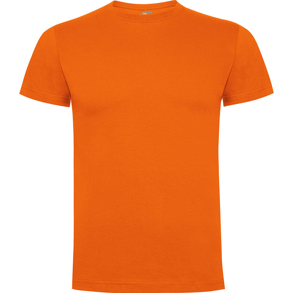Camiseta unisex dogo premium tallas grandes pecho naranja