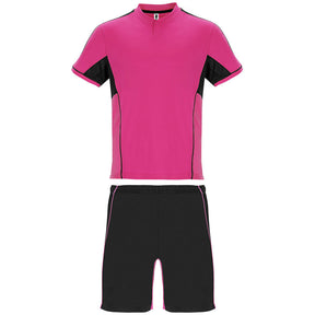 Conjunto deportivo Boca | Camiseta - short | fucsia-negro