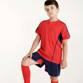 Conjunto deportivo Boca | Camiseta - short | foto modelo infantil