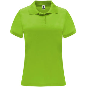 Polo tecnico mujer monzha pecho verde fluor