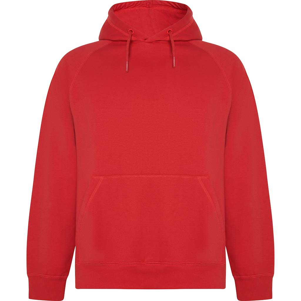 Sudadera de alta calidad con capucha y bolsillo canguro Vinson color rojo