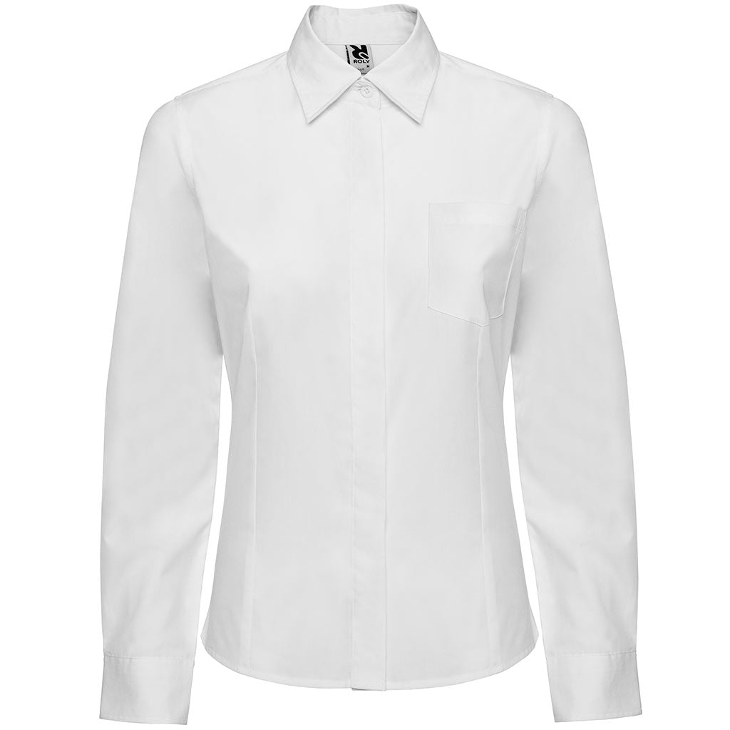 Camisa manga larga mujer Sofía L/S - blanco