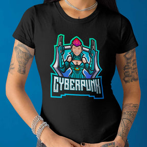 Camiseta caricatura Cyberpunk