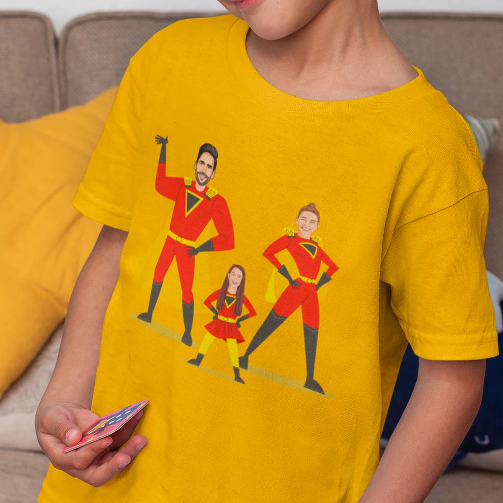 Camiseta SuperHero Family